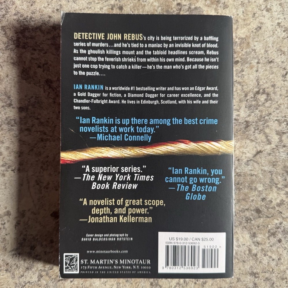 Knots and Crosses: An Inspector Rebus Novel Book 1 Ian Rankin PB GUC - Picture 2 of 11